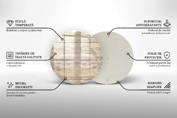 Chopping board glass Wooden planks