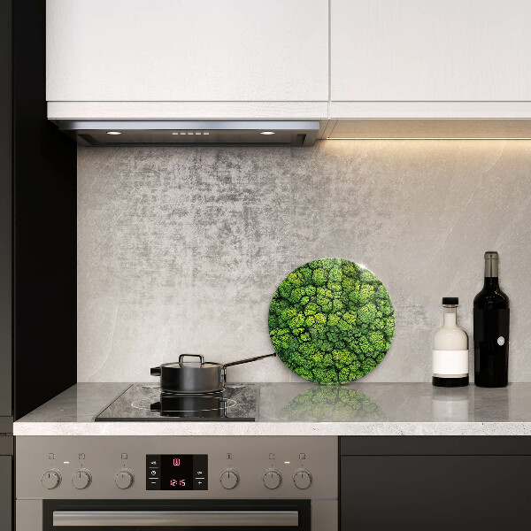 Chopping board glass Nature - moss plant