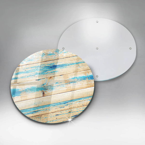 Chopping board glass Retro boards wood