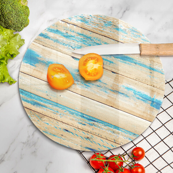 Chopping board glass Retro boards wood