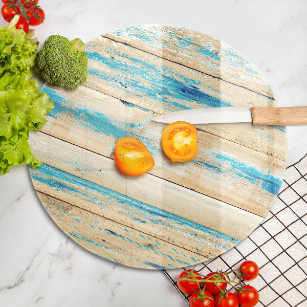 Chopping board glass Retro boards wood