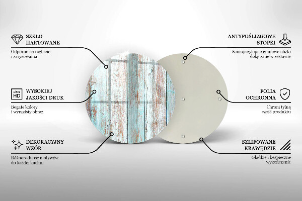 Chopping board glass Old vintage boards