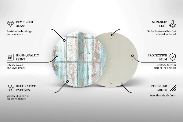 Chopping board glass Old vintage boards