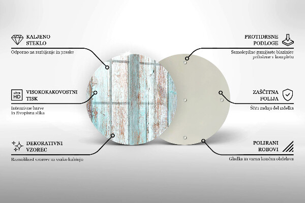 Chopping board glass Old vintage boards