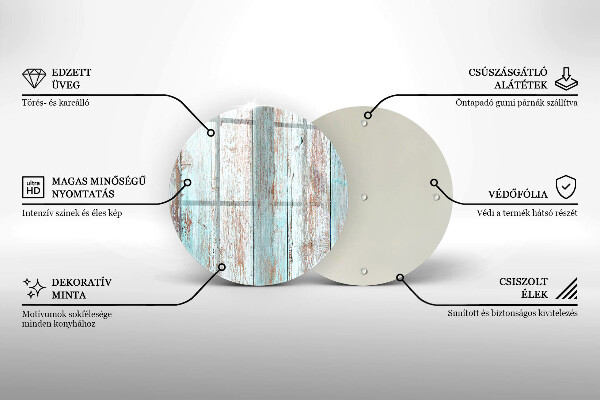 Chopping board glass Old vintage boards