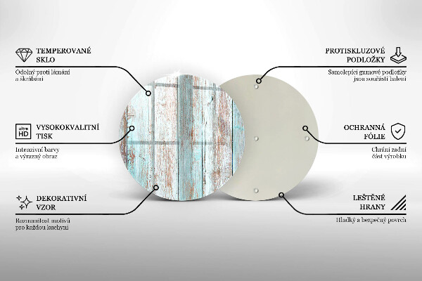 Chopping board glass Old vintage boards