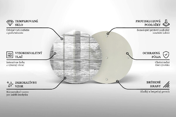 Chopping board glass Wood old boards