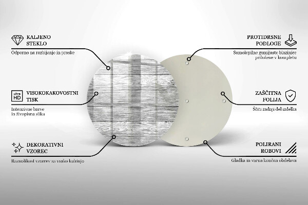 Chopping board glass Wood old boards
