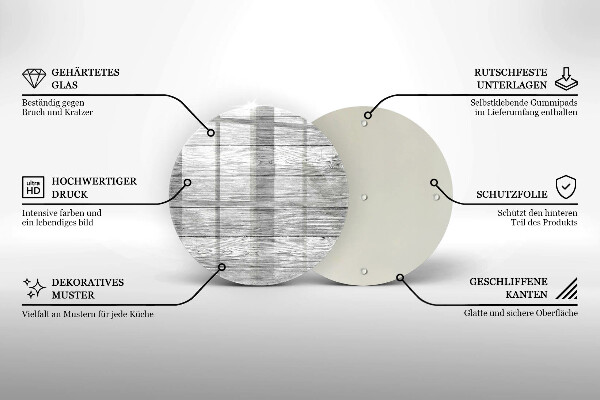 Chopping board glass Wood old boards