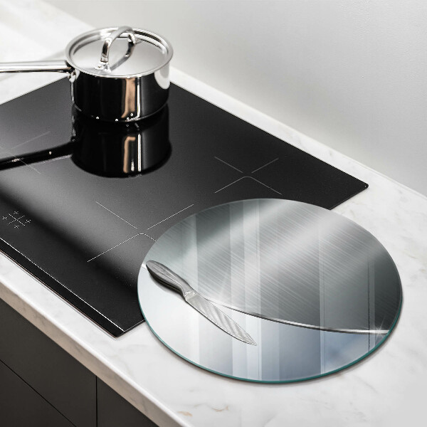 Chopping board glass Pattern metal abstraction
