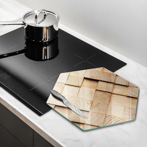Chopping board Wooden squares