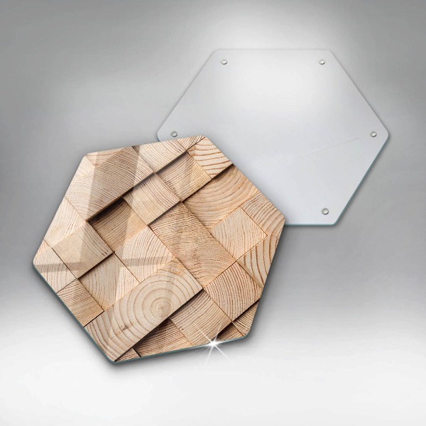 Chopping board Wooden squares