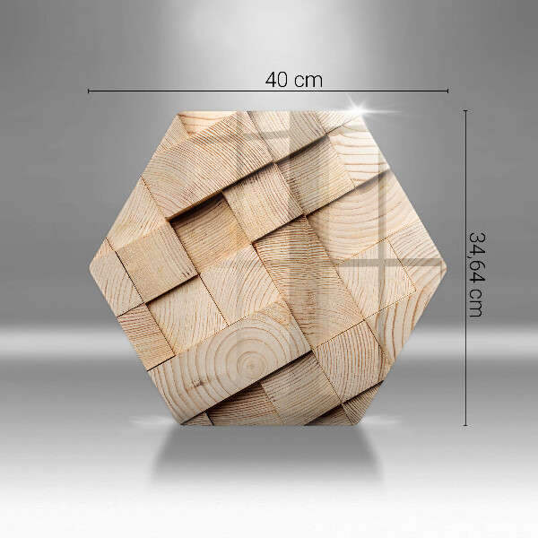 Chopping board Wooden squares