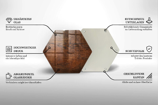 Chopping board Dark wood board