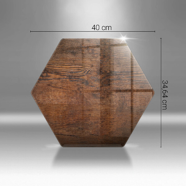 Chopping board Dark wood board