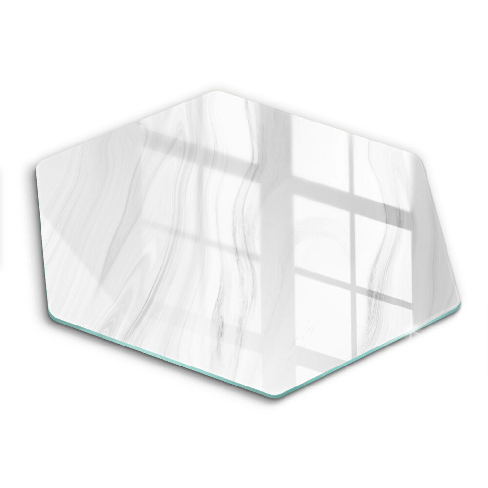 Glass worktop saver Delicate marble