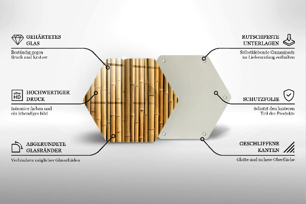 Chopping board Nature boho bamboo