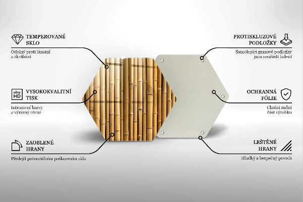 Chopping board Nature boho bamboo