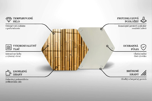 Chopping board Nature boho bamboo