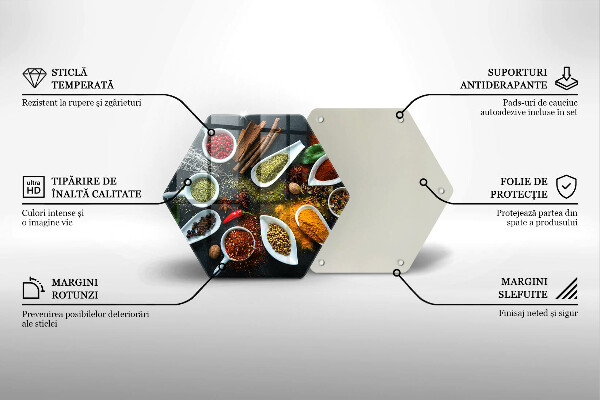 Chopping board glass Kitchen spices