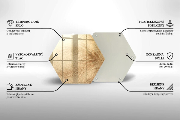 Glass worktop saver Beach sand and holidays