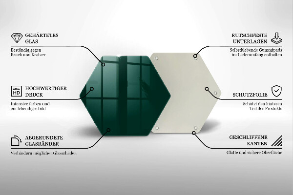 Chopping board Green color