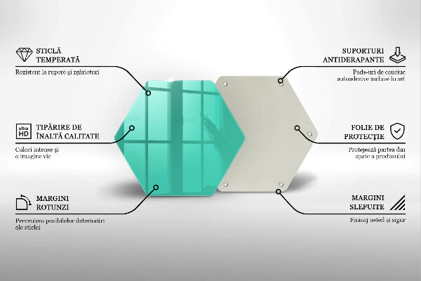 Chopping board Green color