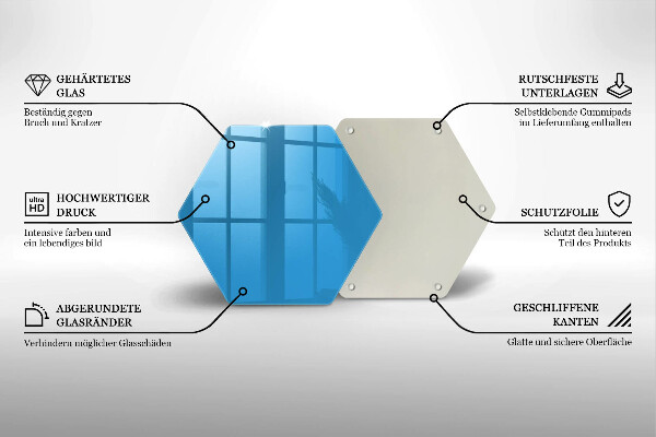 Chopping board Blue color