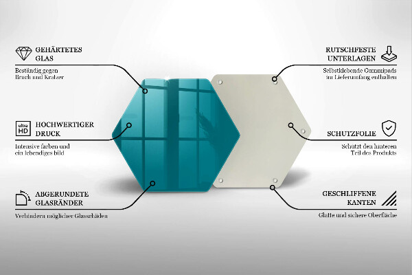 Chopping board Turquoise