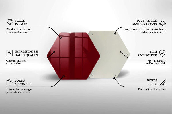 Chopping board Burgundy