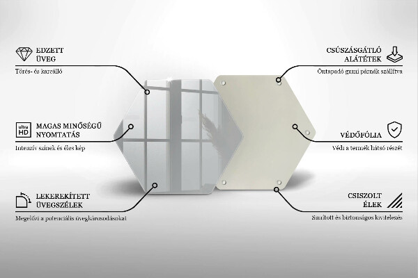 Chopping board Grey colour