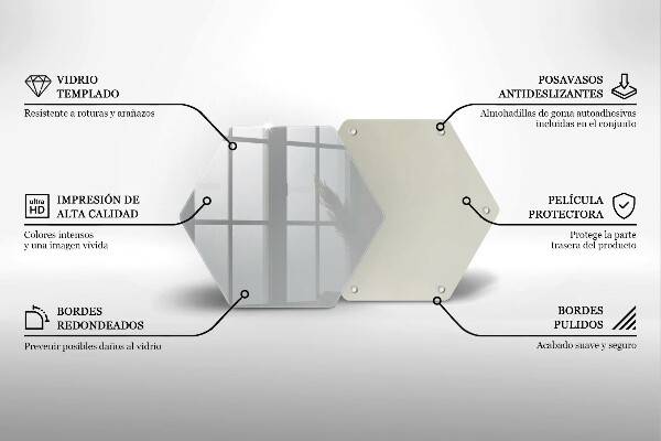 Chopping board Grey colour