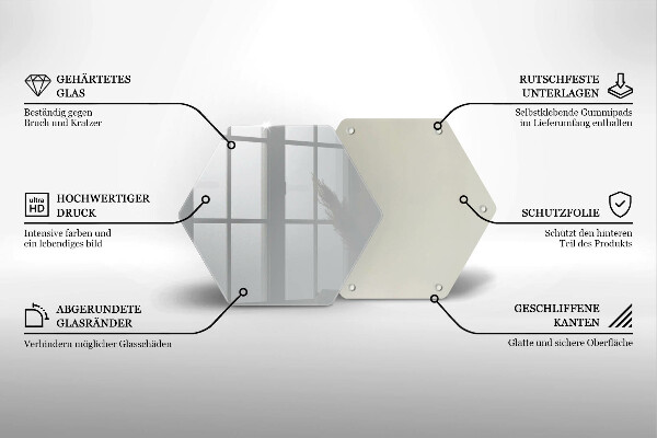 Chopping board Grey colour