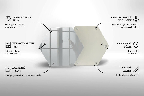 Chopping board Grey colour