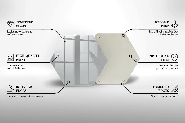 Chopping board Grey colour