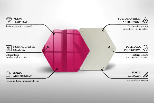 Chopping board Pink color