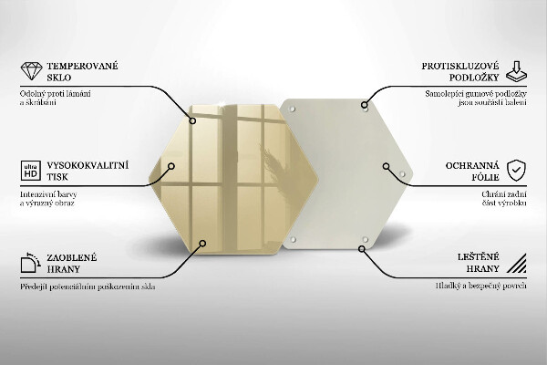 Chopping board Beige colour