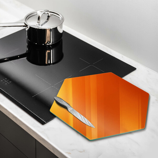 Chopping board Orange color