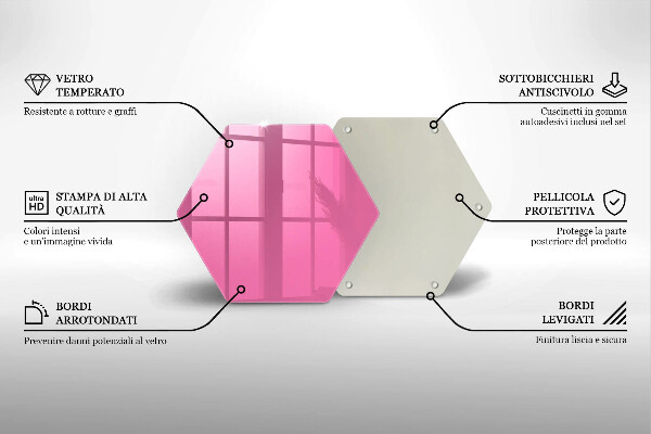 Chopping board Pink color