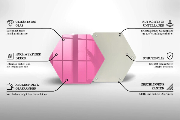 Chopping board Pink color