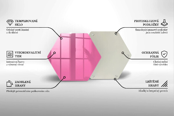 Chopping board Pink color