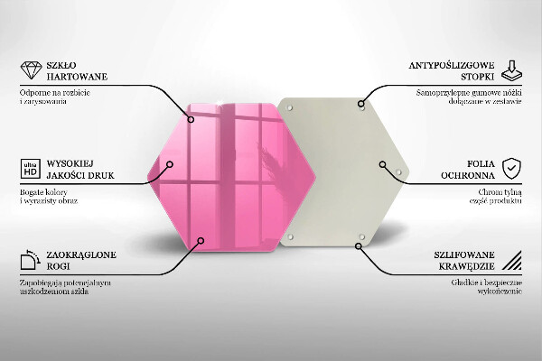 Chopping board Pink color