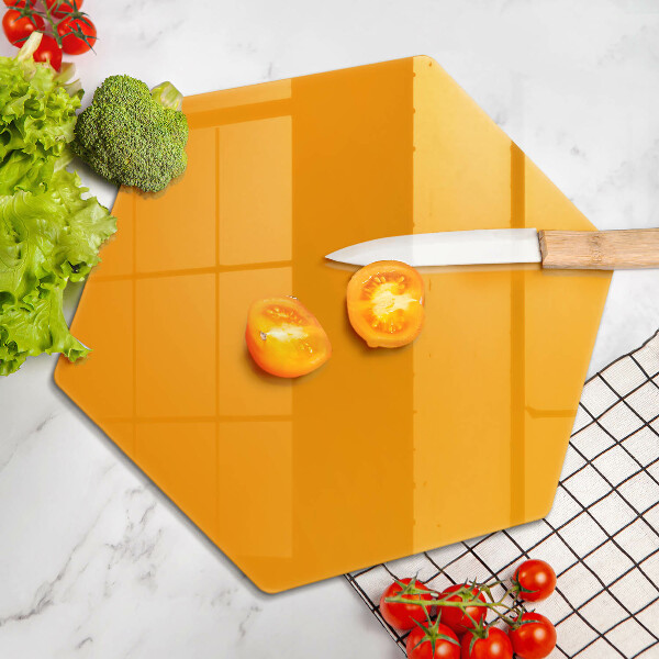 Chopping board Dark yellow color