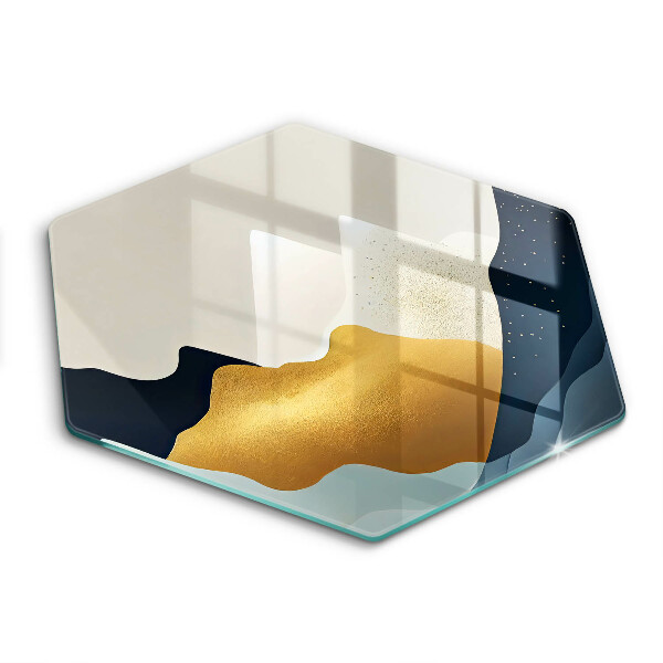 Glass worktop protector Abstract mountains