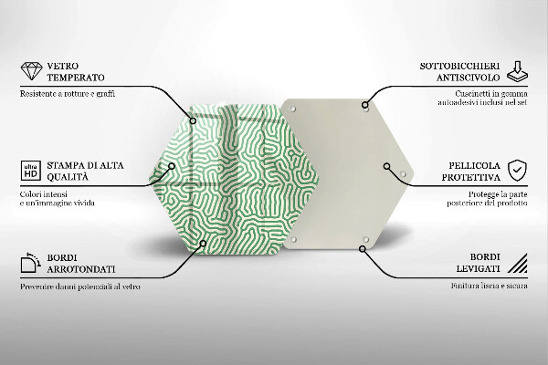 Chopping board Abstraction lines