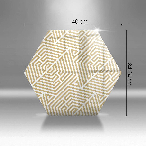 Chopping board Geometric lines