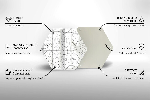 Chopping board Abstraction shapes