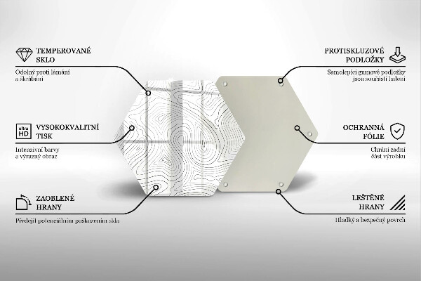 Chopping board Abstraction shapes