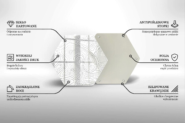 Chopping board Abstraction shapes