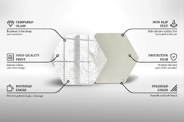 Chopping board Abstraction shapes